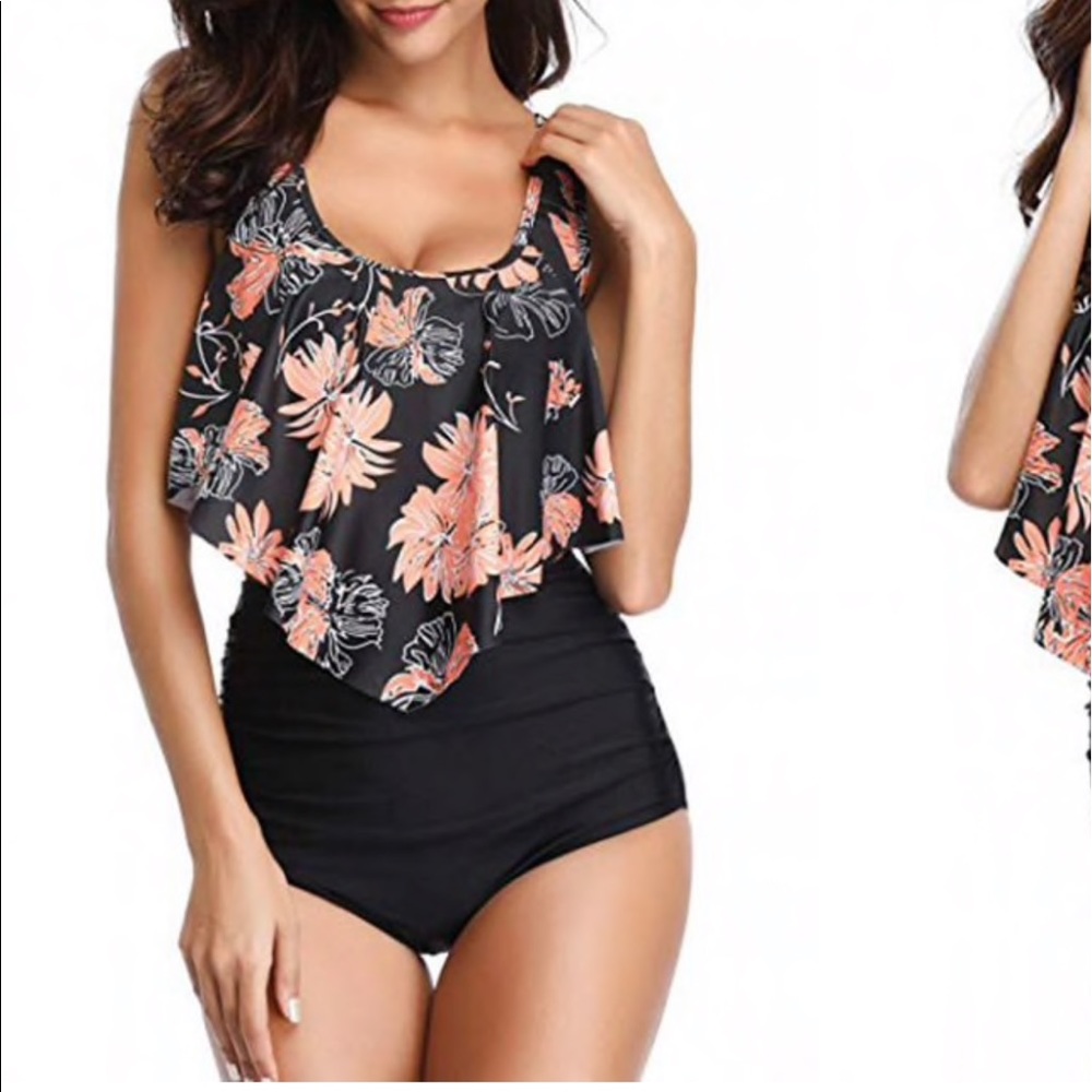 Tankini and coverup